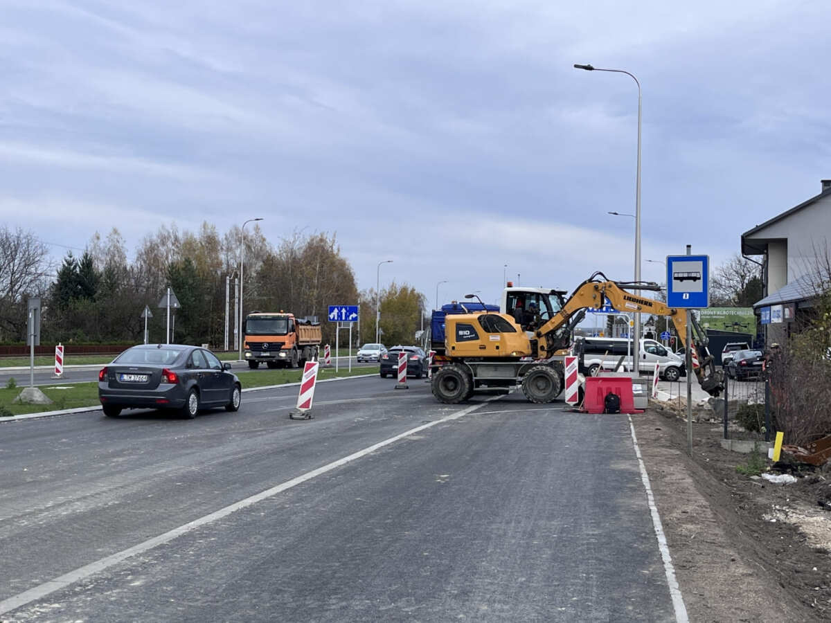 Przebudowa ul. Warszawskiej w Rzeszowie [listopad 2023]